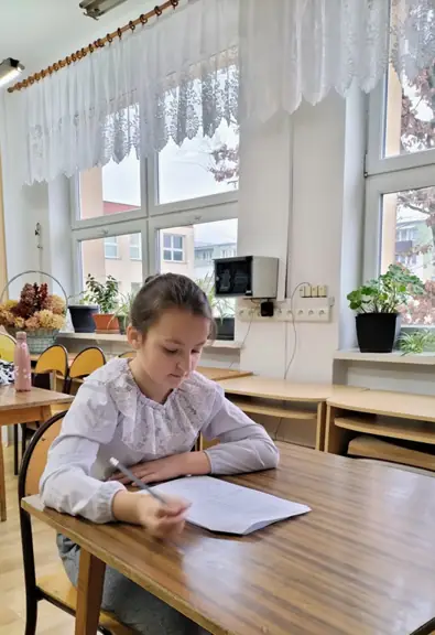 Vanessa z kl. IIIb jest uczestniczką Szkolnego Konkursu Czytelniczego pod hasłem Bohaterowie książek A. Lindgren.