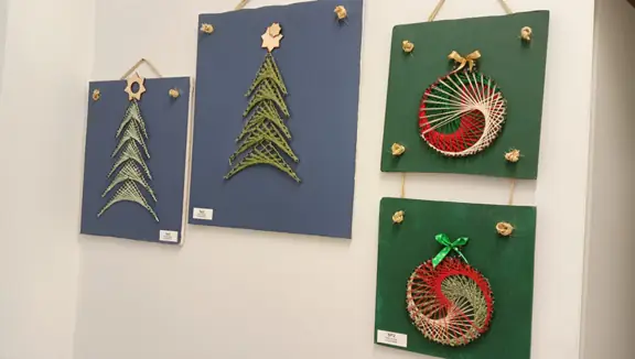 Ozdoby wykonane w pracowni stolarskiej