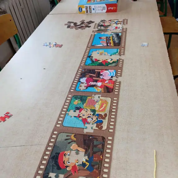 Puzzle ułożone przez uczniów