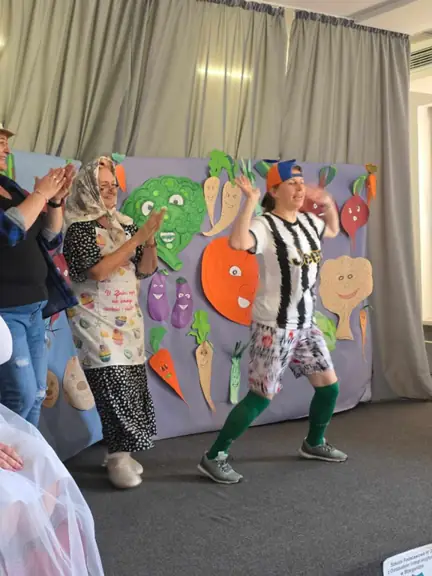 Pani Kasia jako wnuczek