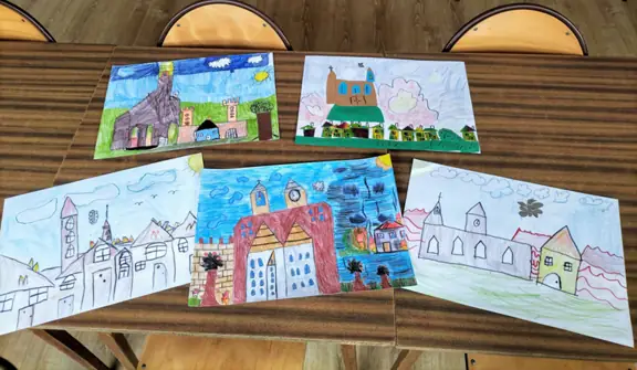 Prace plastyczne uczniów kl. I-III-1.