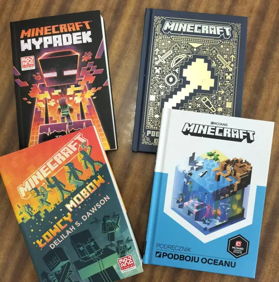 Nowe książki z serii Minecraft.