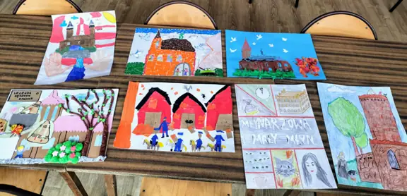 Prace plastyczne uczniów kl. I-III-1.