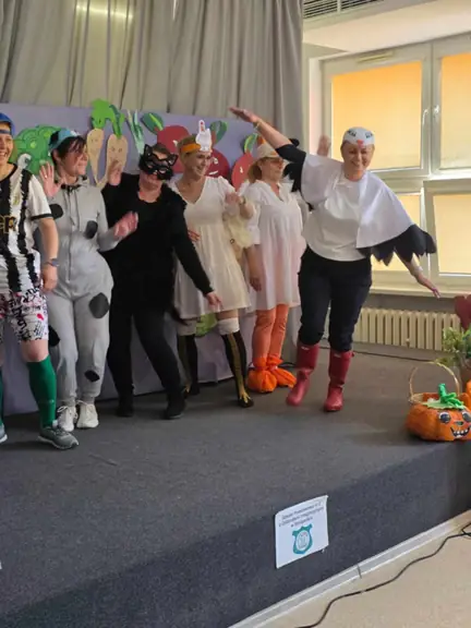 Pani Kasia jako bocian