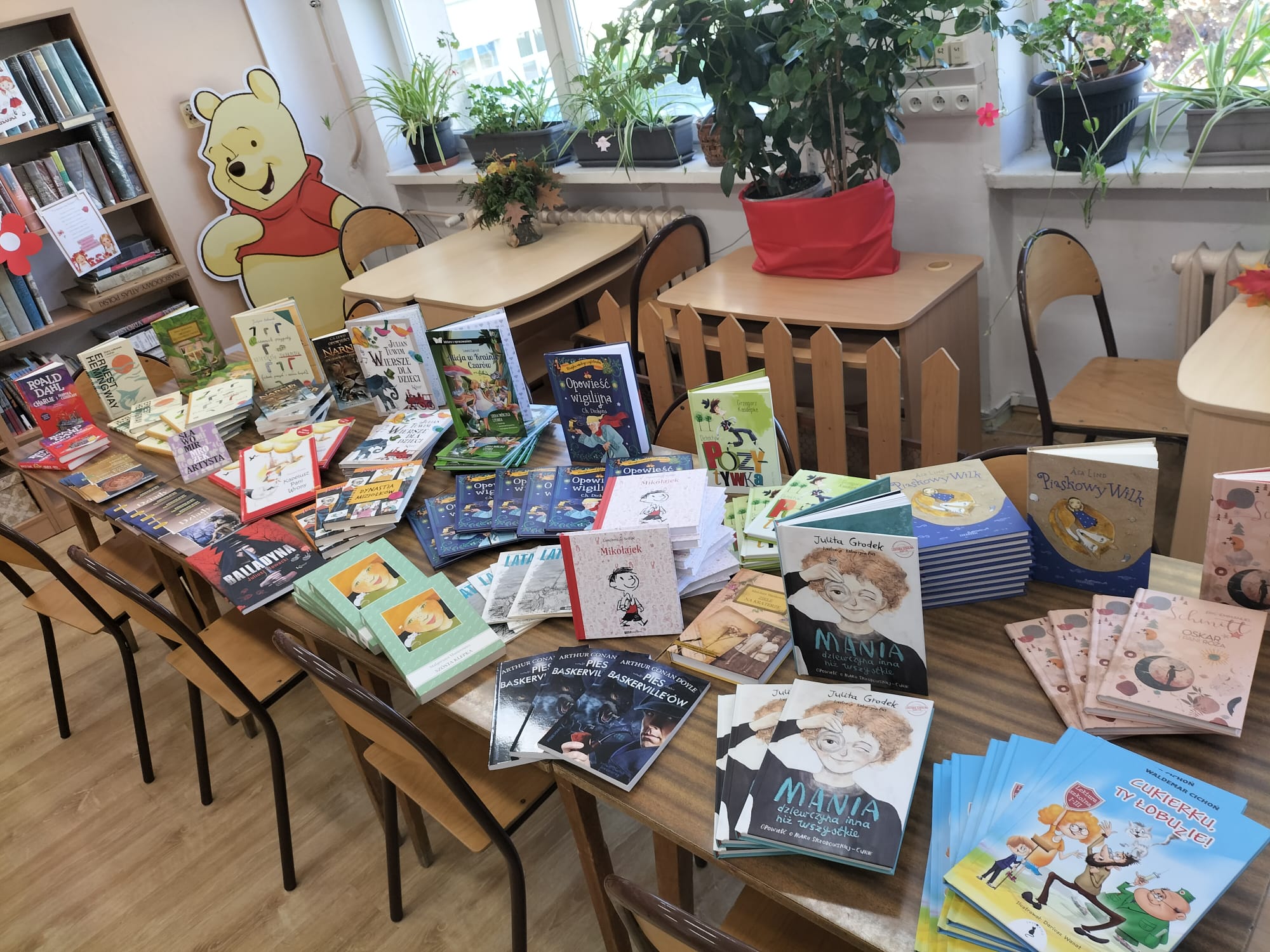 Książki zakupione do naszej biblioteki w ramach dofinansowania z Narodowego Programu Rozwoju Czytelnictwa