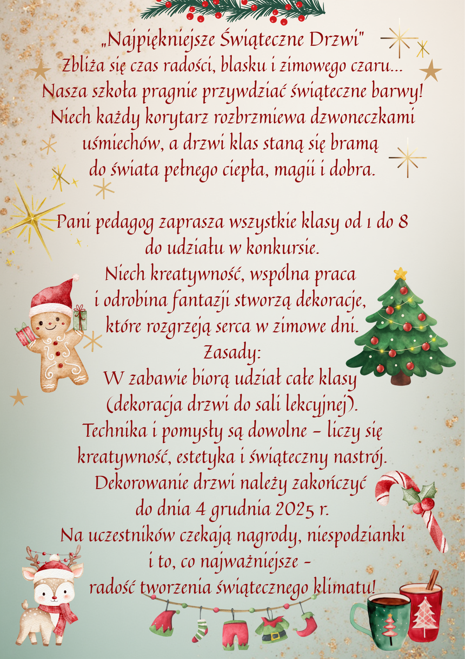 Konkurs Świąteczny- plakat