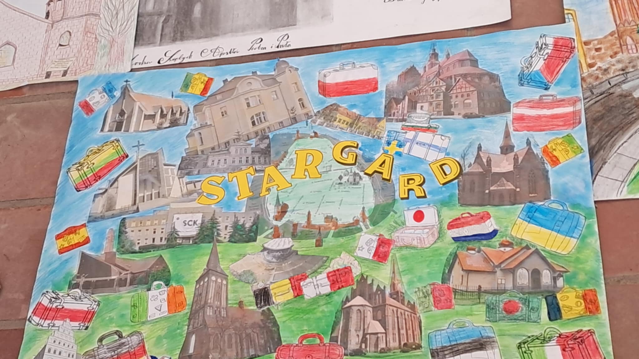 Stargard wielokulturowy, a na pracy Stasia równiez wielokolorowy