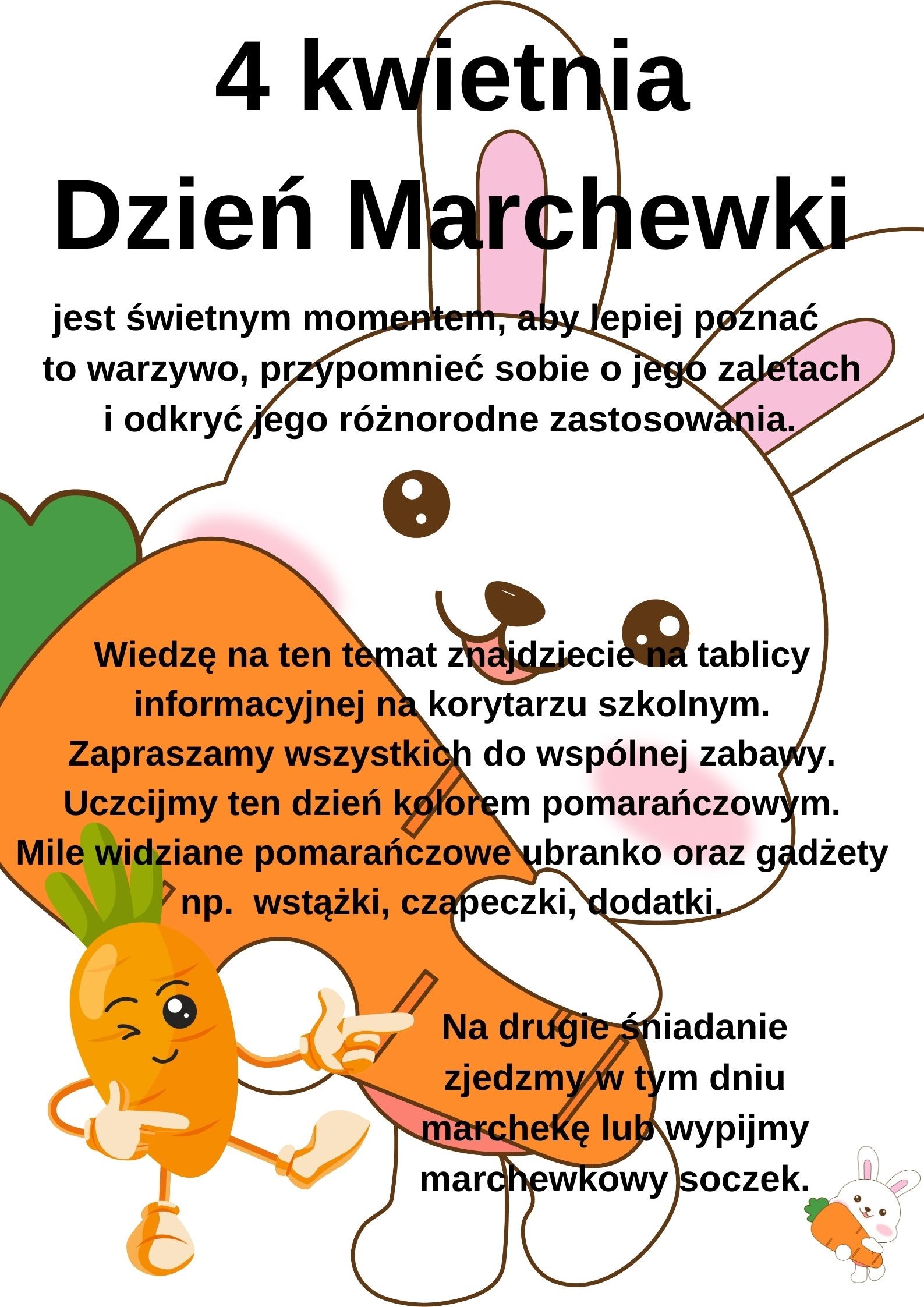 Dzień Marchewki- plakat